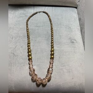 Vintage Ann Taylor Loft, bulky bead necklace, 17 inches